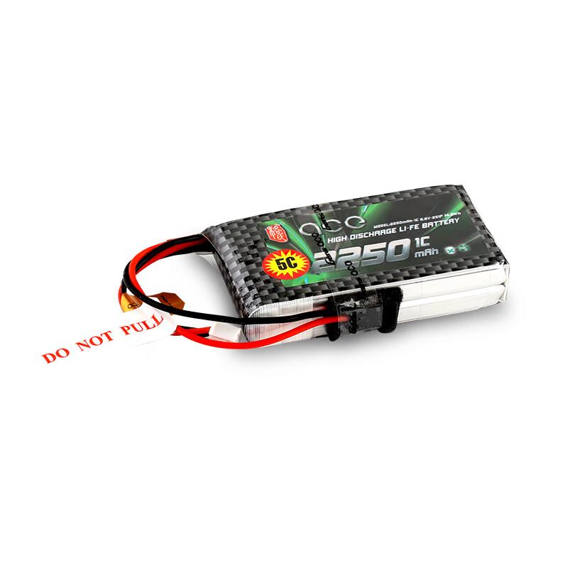 Tattu Gens Ace 2250mAh 2S RC Transmitter Battery CN plug (adapter included)