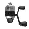 Zebco 33 Micro Spincast Fishing Reel Size 10 Reel Convertible To Right or Left Hand Bite Alert 4lb Zebco Cajun Line SilverBlack