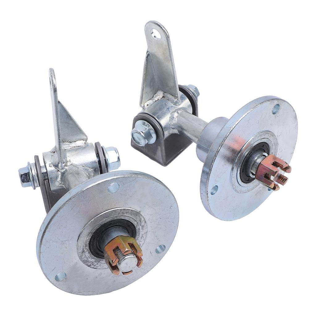 1 Pair 3 Stud Front Wheel Steering Spindle Knuckle Hub Steel Alloy for 6in Tires DIY Go Kart Quad Mini Bike