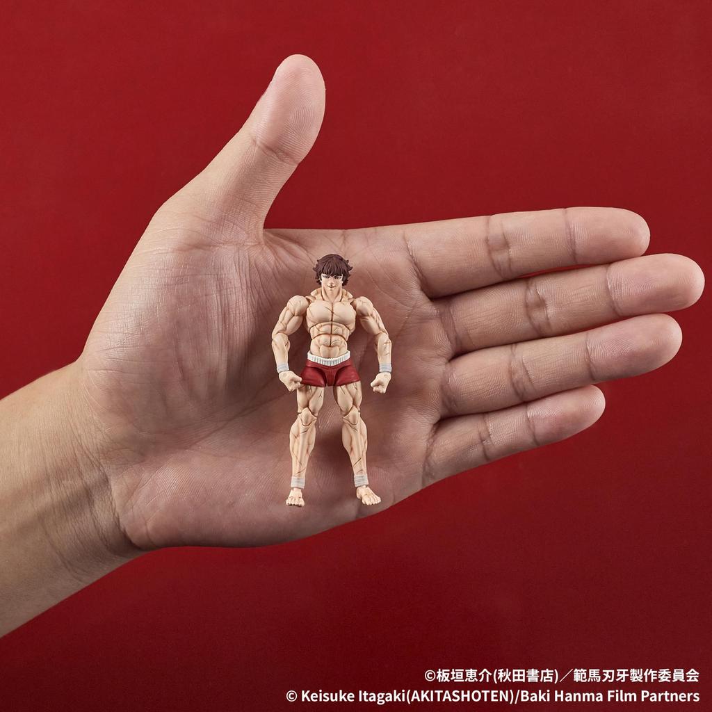 DIG DIGACTION Baki the Grappler примерно 70 мм готовый (КОПАТЬ) Фигурка "Baki Grappler", высокая, без масштаба, ПВХ, окрашенная, товар.