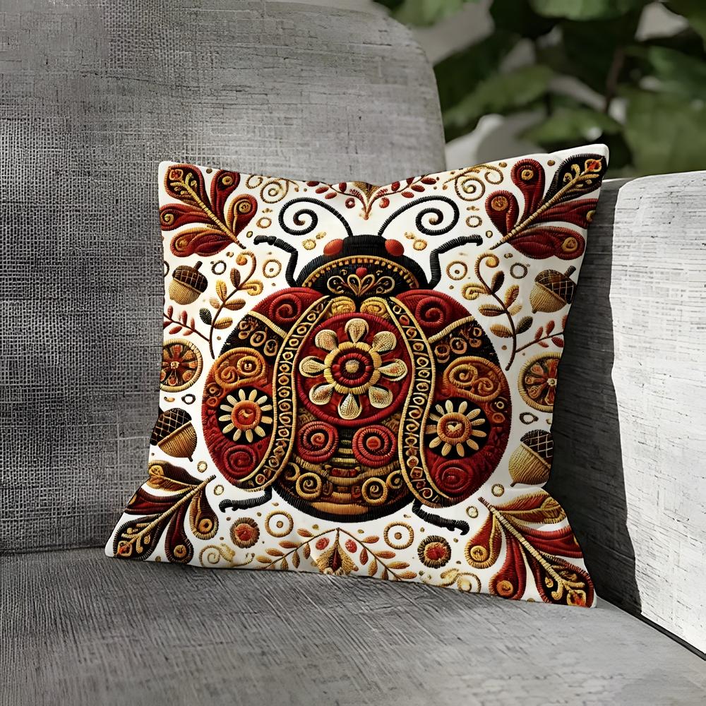 Retro Animal And Flower Prints Pillow Case Linen Pillows Case Cushions Case Sofa Pillows Case Decor Home