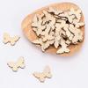100 шт. Деревянные вырезки в форме бабочек Необработанная заготовка Дерево Необработанные деревянные вырезки Домашняя вечеринка