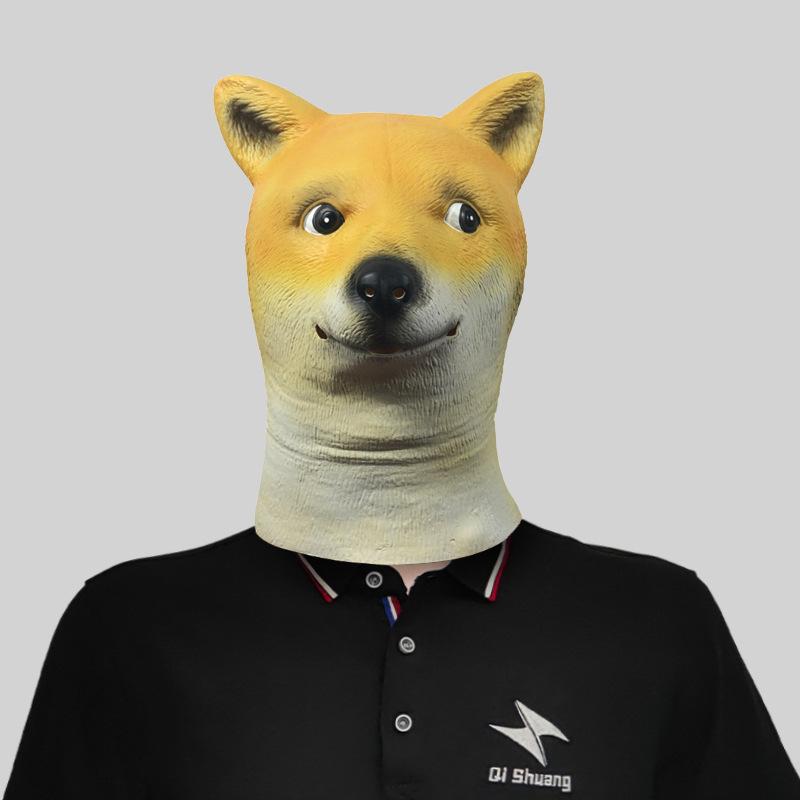 Маска животного Хэллоуин Маскарад Латексные головные уборы