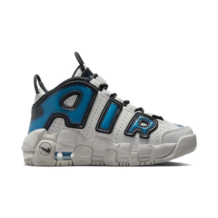 Nike Детские кроссовки Air More Uptempo 96 PS Industrial Blue Серые Light-Iron-Ore Iron-Grey FJ1389-001