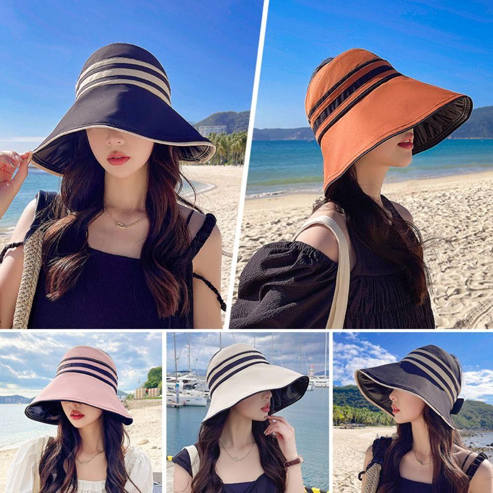 Foldable Sun Hat Adjustable Bucket Cap Fashion Panama Hat Outdoor Sports