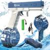 Electric Water Gun, Rechargeable Water Blaster for Kids, 20-30 Ft Range Squirt Guns, Leak-Free and Waterproof, Ideal for Summer Splash Fun (Blue)