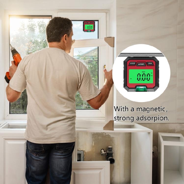 Magnetic Digital Level & Angle Finder / Inclinometer /Bevel Gauge LCD Display