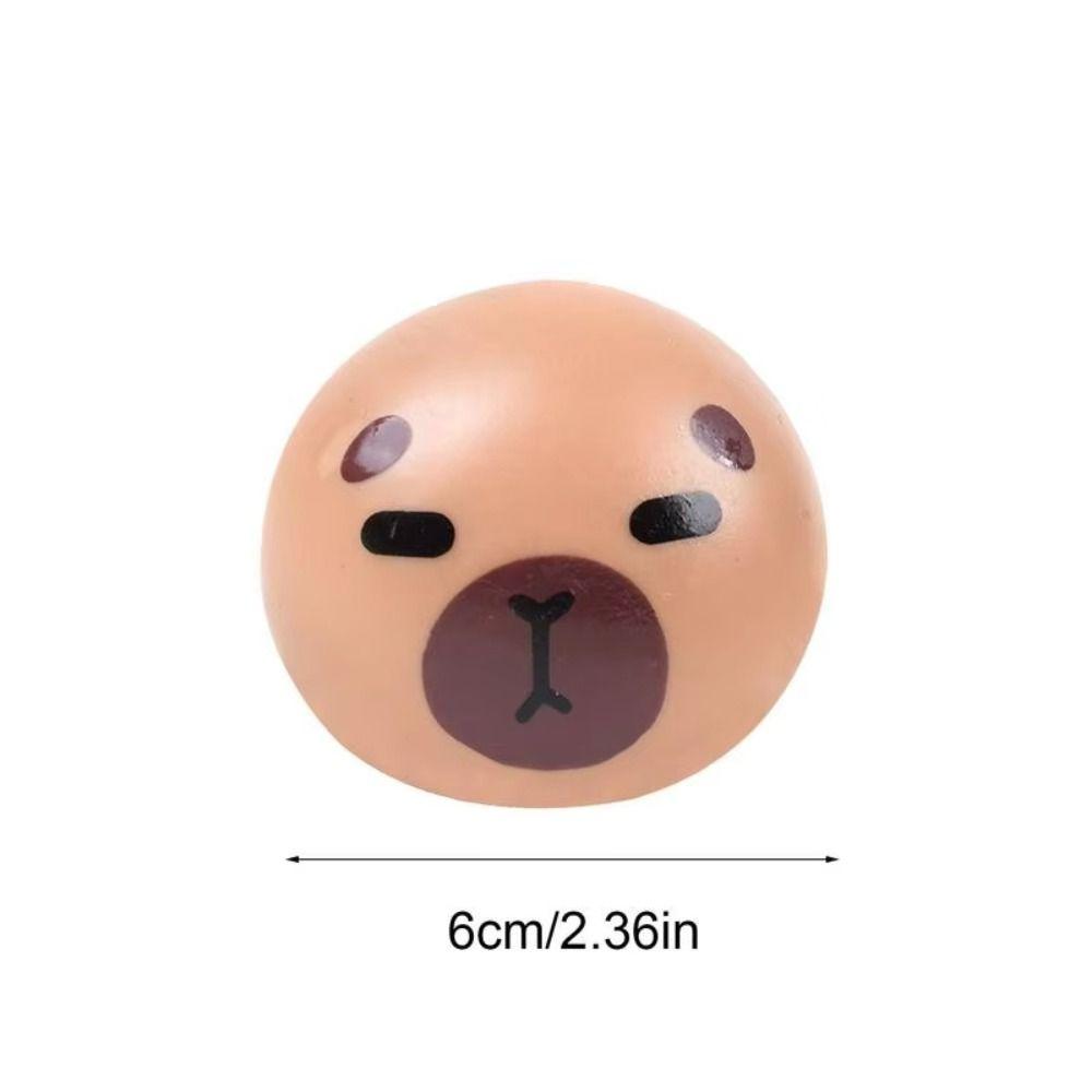 Cute Small Slow Rebound Balls Animal Fidget Sensory Toys Capybara Squeeze Toys Children Gifts