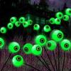 6PCS Decorative Halloween LED Eyeball Lights Plug-in Light Outdoor Scary Decoration Lights  Ground