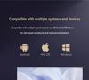 Портативная складная Bluetooth-клавиатура и сенсорная панель для ноутбуков, iPad, планшетов, телефонов с беспроводной мышью