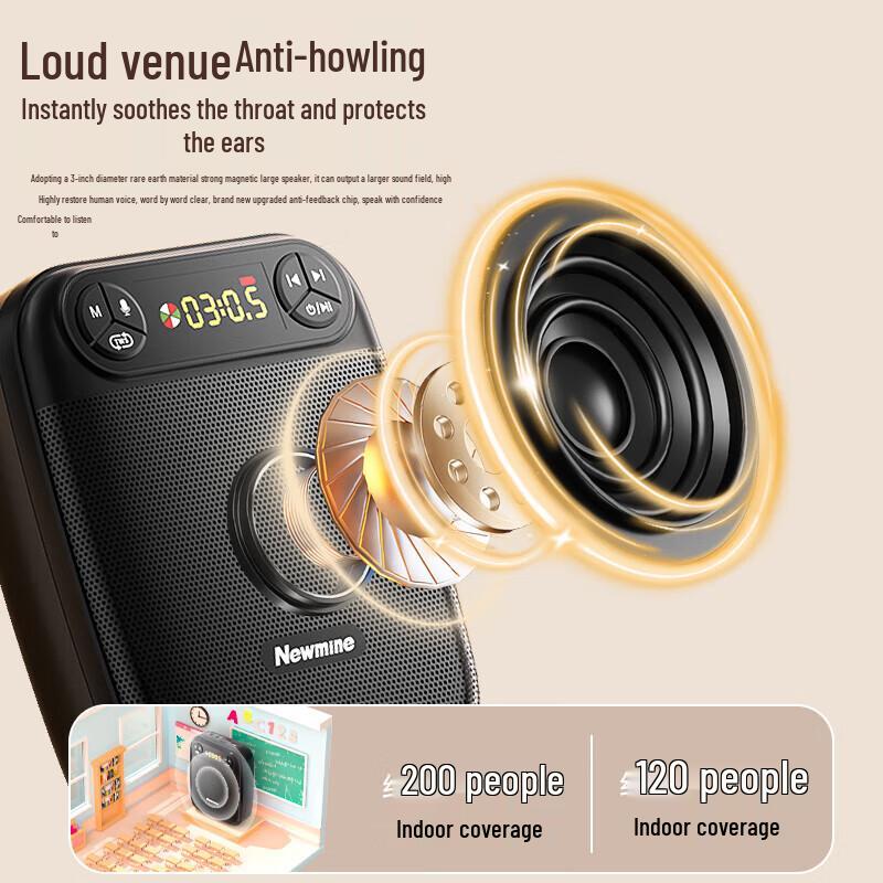 Newman U-239 Wireless Lapel Microphone Portable Voice Amplifier