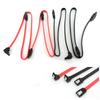 40cm Red Black Straight Right-angle SATA Cable 3.0 III To Hard Disk Drive SSD HDD Sata 3 Wire For Motherboard High Speed Lead