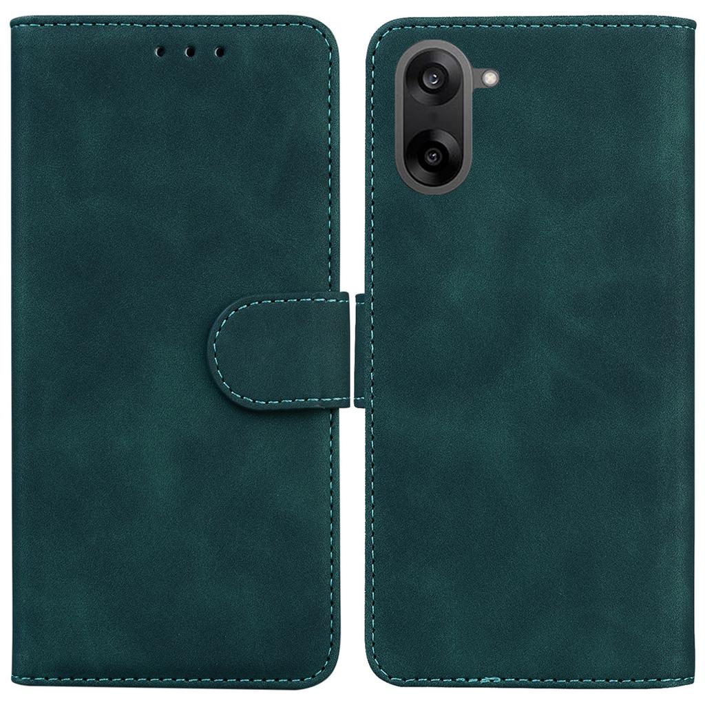 For OnePlus Nord CE5 5G Case Solid Color Leather Wallet Phone Cover