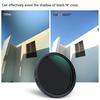 K&F CONCEPT 72mm Ultra-thin Adjustable Variable Neutral Density ND Filter