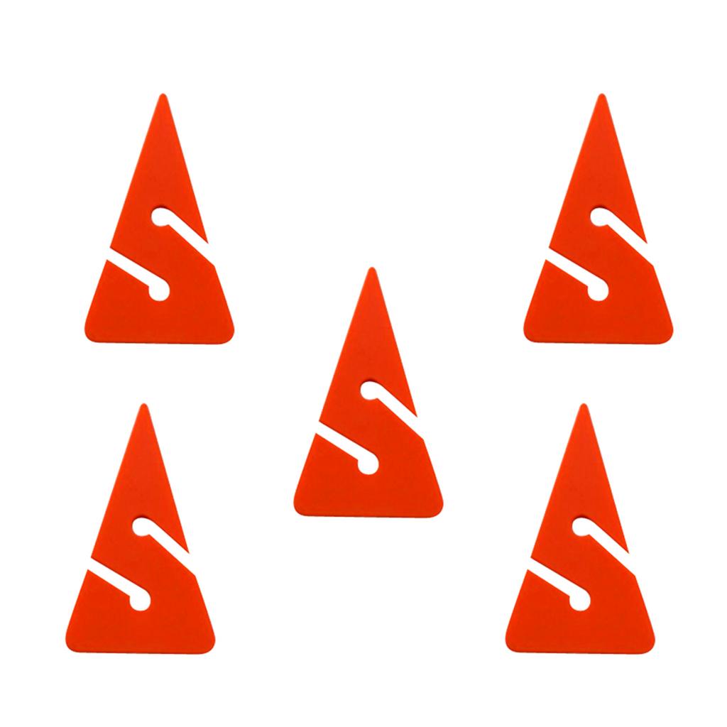 5 шт. Маркер линии для дайвинга Страховочная веревка Маркер линии Пещерный дайвинг Треугольная метка Инструмент для указания направления дайва Индикатор направляющей веревки