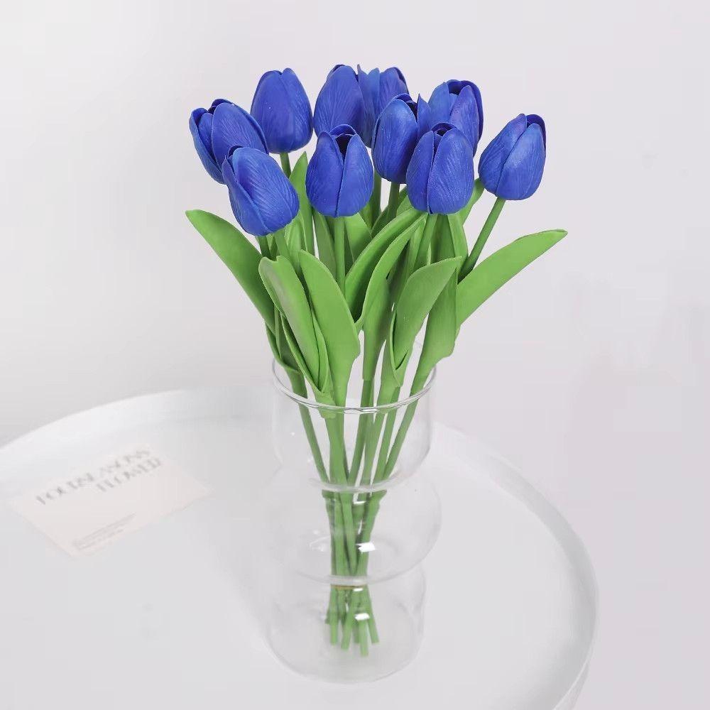 5/10Pcs Tulip Artificial Flowers Real Touch Bouquet Fake Flowers Home Decoration for Supplies Valentines Flowers Wedding Decor