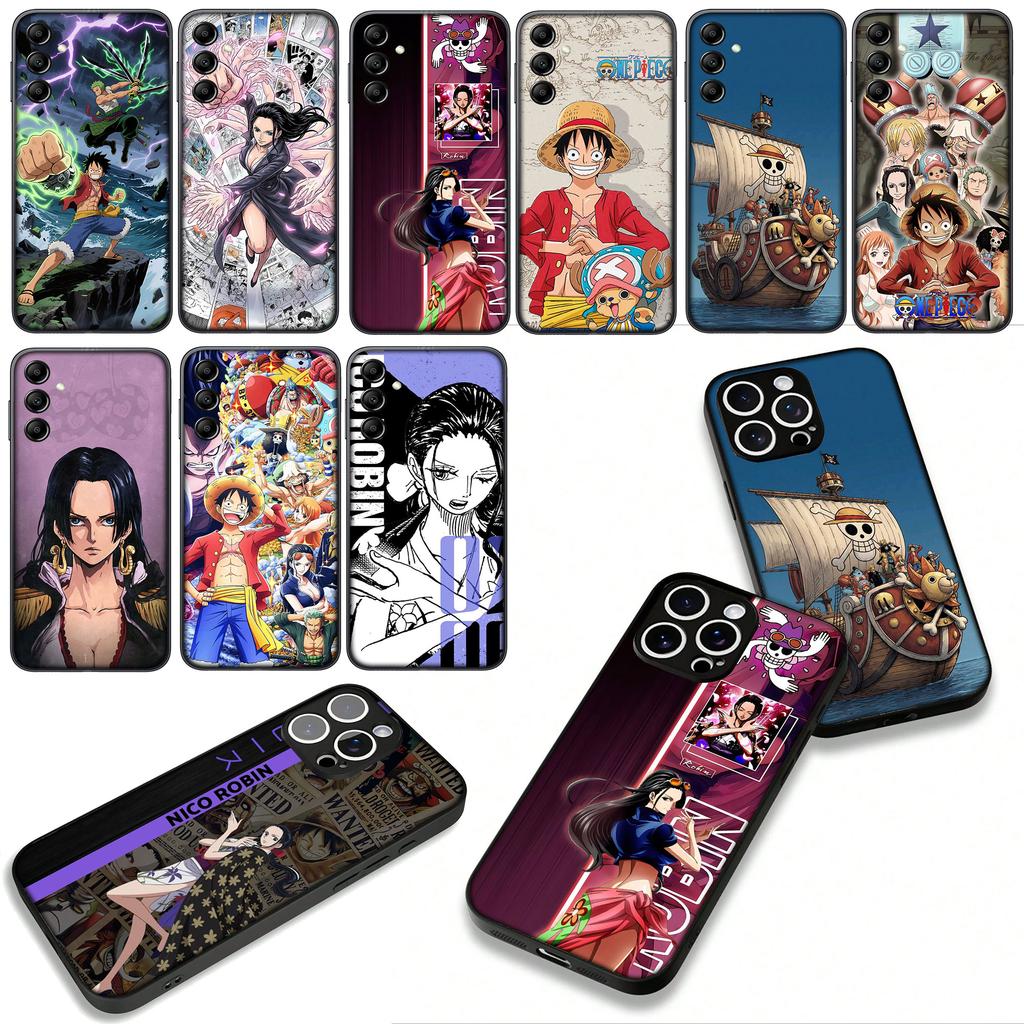 Чехол для телефона Luffy Zoro One Pieces Nico Robin для Xiaomi Redmi Note 14 12 13 ProPlus A4 A3 Pro Plus 12C 13C 14C 5G