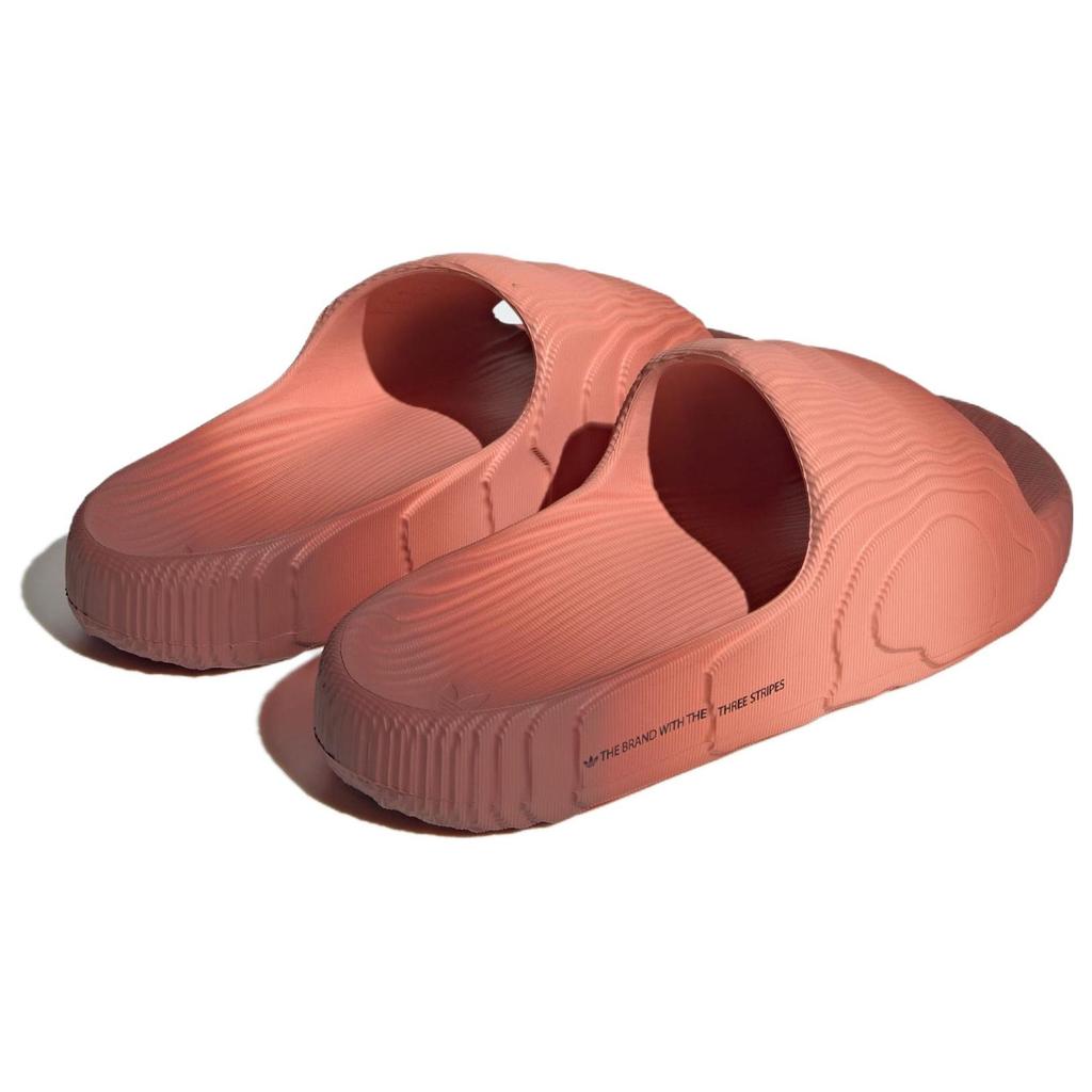 Adidas Adilette 22 Slide Gradient Pack — кроссовки унисекс Wonder Clay Pink Wild-Sepia Core-Black IG7492