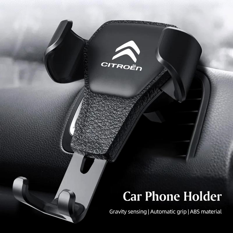ABS Гравитационный Автомобильный Держатель для Мобильного Телефона GPS Крепление в Вентиляционное Отверстие Для Citroen C5X e-C4 X e-C3 C4 C3 C5 Berlingo C-Elysee C-Crosser C1 C6
