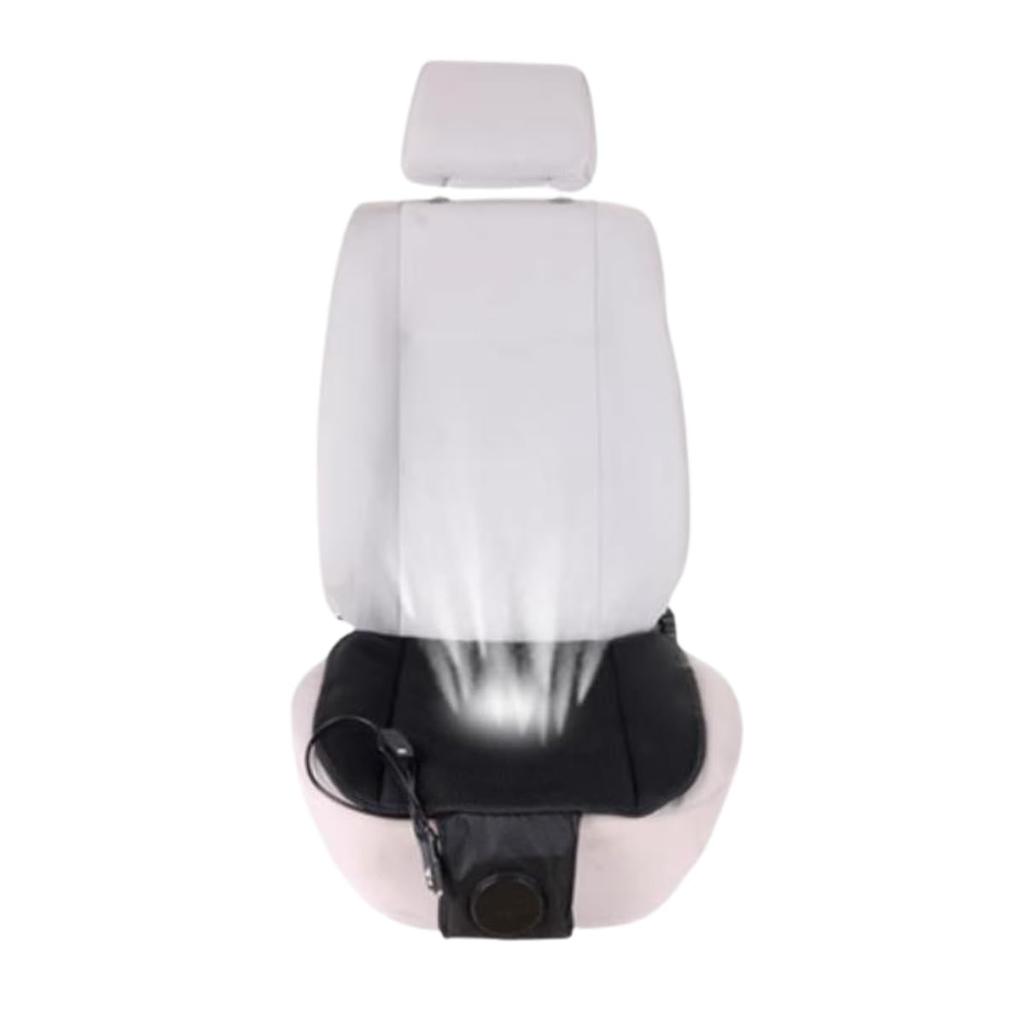 Cool Car Seat with Prevents Seats from Getting Fan Speed Timer 12V Built-in Fan, Stuffy, 3-Level Adjustment, Function,