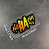 ХАХА Мотоциклетные наклейки для мотоциклетного шлема, топливного бака, обтекателя, окон автомобиля, багажника, скутеров, универсальные водонепроницаемые виниловые наклейки
