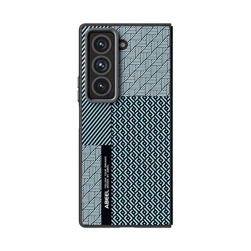 Для Samsung Galaxy Z Fold SE Чехол Роскошный ПУ углеродное волокно MagSafe Магнитный Защитный задняя крышка Чехол Для Samsung Galaxy Z Fold 6 5