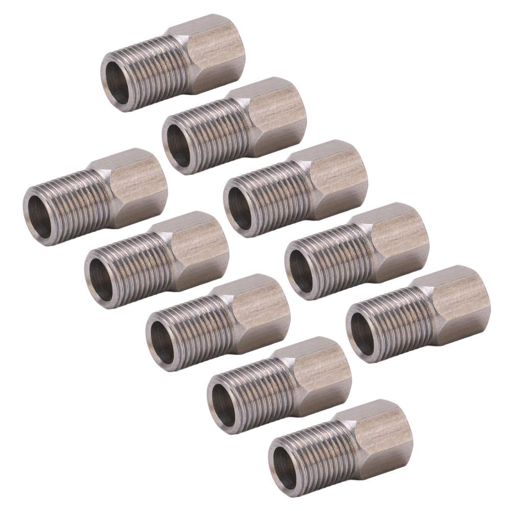 10pcs Stainless Steel Hydraulic Brake Hose Compression Nut  for Disc Brake Assembly