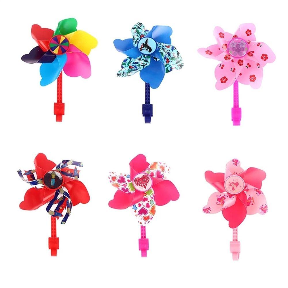Pinwheel Flower Pinwheel Children Bike Pinwheel Bicycle Handlebar Pinwheel Bike Windmill Decoration