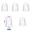 5/10PCS Silicone Finger Sleeve Playing Piano Thimble Hollow Breathable Anti-slip Needle DIY Crafts Sewing Accessories