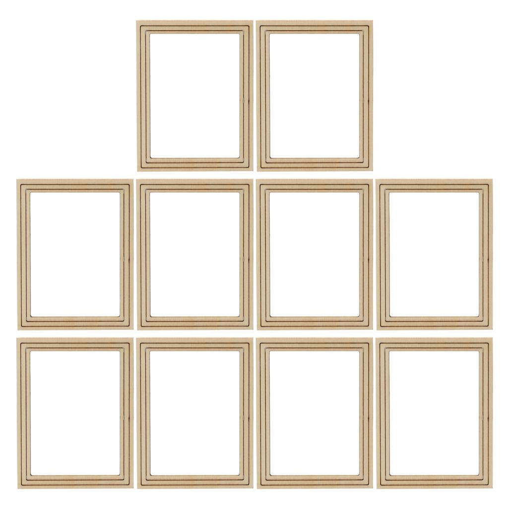 10 шт. фоторамка миниатюрная модель DIY производство изысканный внешний вид рамки для фотографий