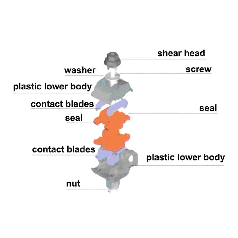 63A/75A Insulation Piercing Connector Cable Wiring Terminals New Cable Clips