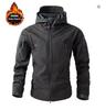 Men's Winter Autumn Softshell Fleece Jackets Waterproof Outdoor Fishing Hiking Hunting Thermal Camping Cargo Coats Warm