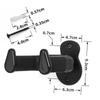 Wall-Mounted Self-Locking Wooden Guitar Hanger for Electric and Acoustic Guitars