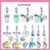 Exquisite New Cute Copper Chameleon Luminous Firefly Butterfly Charms Beads Fit Original Bracelets Fine Diy Jewelry