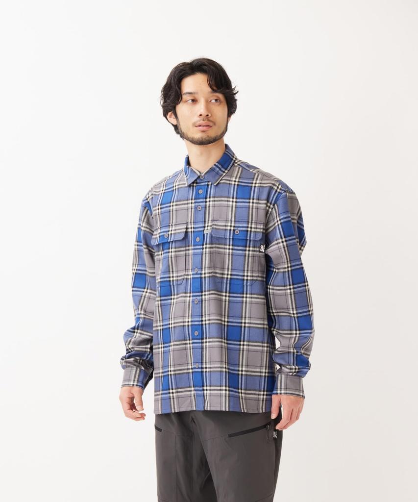 Snow Peak Tasman Merino Wool Shirt Tops Shirt Long Sleeve GREEN CH M EP-SH-26SU003 Men's Women's
