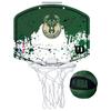 Wilson Мини-щит для баскетбола Milwaukee Bucks, унисекс, зеленый