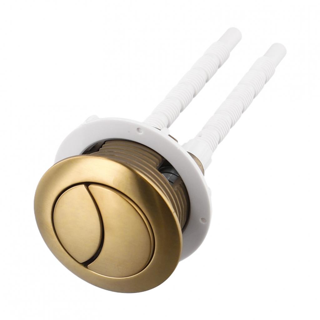 Керамический 38-миллиметровый матовый латунный золотой механизм смыва с закрытым соединением