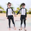 Plus Size Children's Long Sleeve Wetsuit for Surfing - Boys & Girls, Parent-Child Swimwear