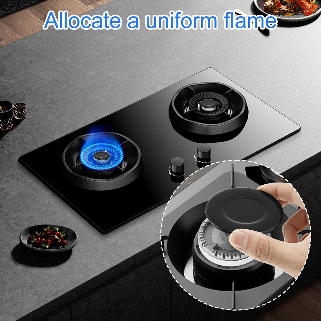 Металлический комплект из 4 штук для замены крышек конфорок, термостойкие крышки конфорок для газовой плиты, подходят для различных газовых плит