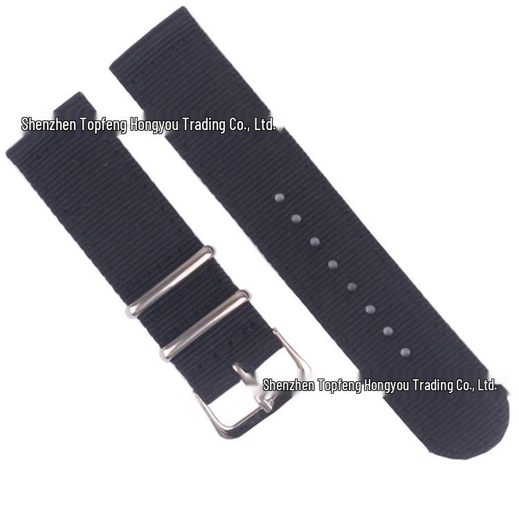 Korean Style Rainbow Canvas Nylon Watch Strap (18/20/22/24mm) for Apple Watch
