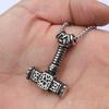 Titanium Steel Pendant Necklace Men and Women Stainless Steel Jewelry Axe Necklace