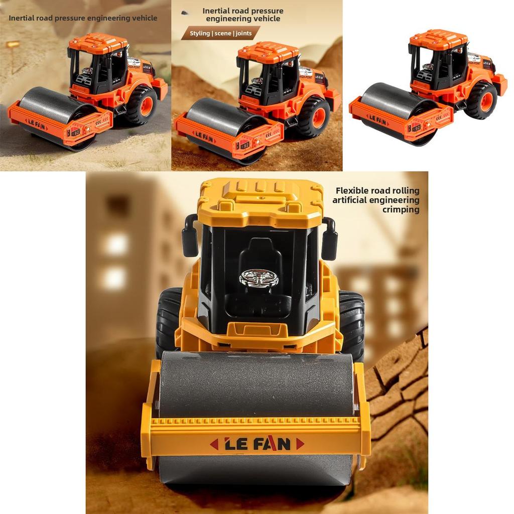 Инженерная игрушка Инерционный дорожный каток для детей Развитие координации рук и глаз