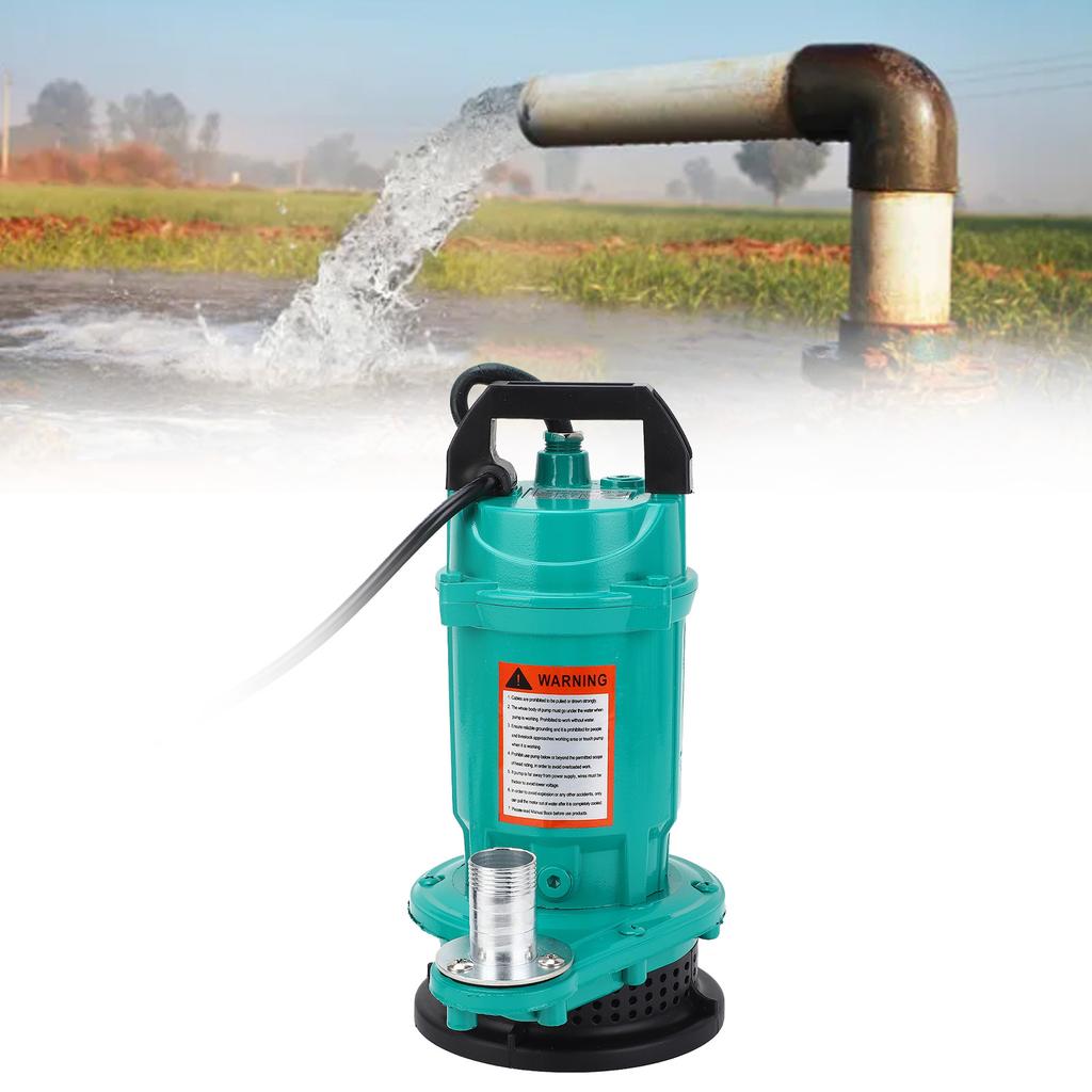 Погружной насос переменного тока 1300 Вт 20 м Подъем 5 м³/ч Расход 25 мм Выход Алюминиевый погружной водяной насос с 3