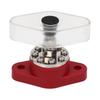 Power Distribution Stud Junction Post Red 3 8in 300A with Transparent Cover For Motor ATV Ship Electrical Equipment