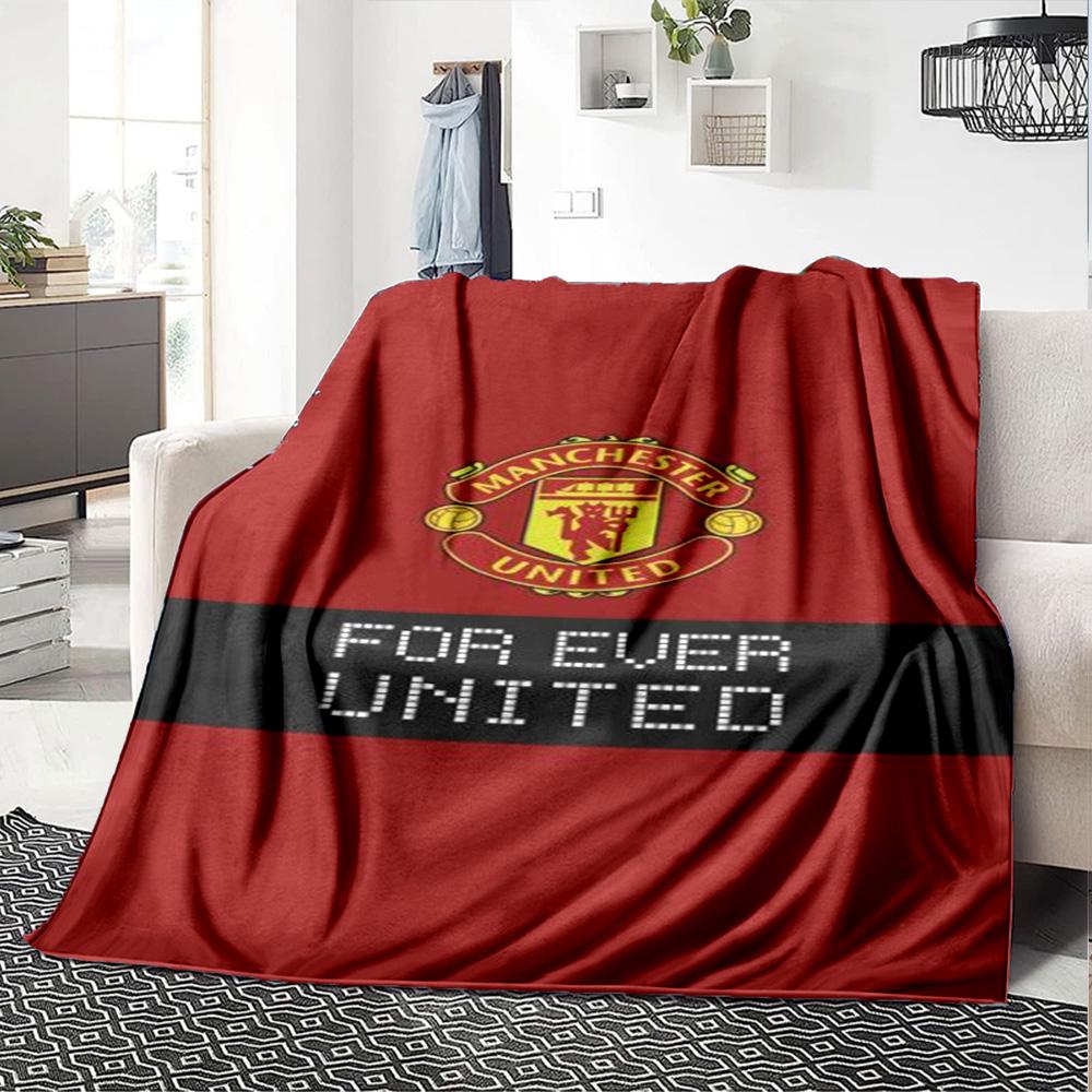 Manchester Blanket Soft Cozy Great for Chair Bedding Bed All-Season Use Digital Print Unique Gift for Family and Friends Camping