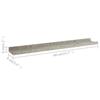 VidaXL Wall Shelves 4 Pcs Concrete Grey 40x9x3 Cm