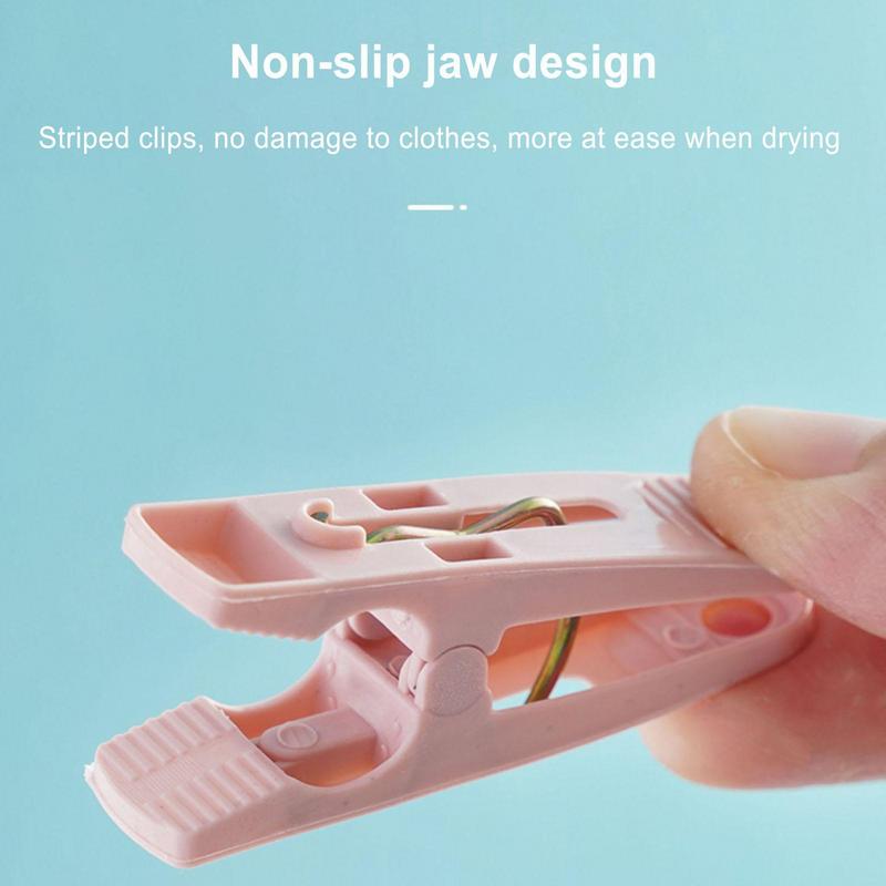 30 шт. Прищепки для белья Ветрозащитные Бытовые Прищепки для стирки с корзиной Маленькие прищепки для носков, нижнего белья, полотенец