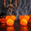 Halloween Pumpkin Lanterns/ Three Pumpkin Head Candle Lights Desktop Site/ Layout Pumpkin Decoration Night Light
