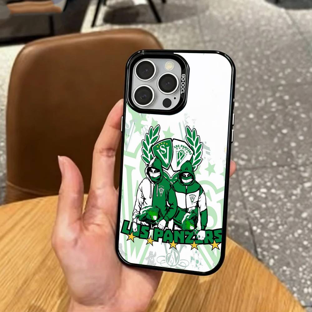 Cool S-Santiago W-Wanderers-1892 Phone Case For iPhone17,16,15,14,13,12,11 Plus,Pro Max Colored Silver Plated Inside Cover
