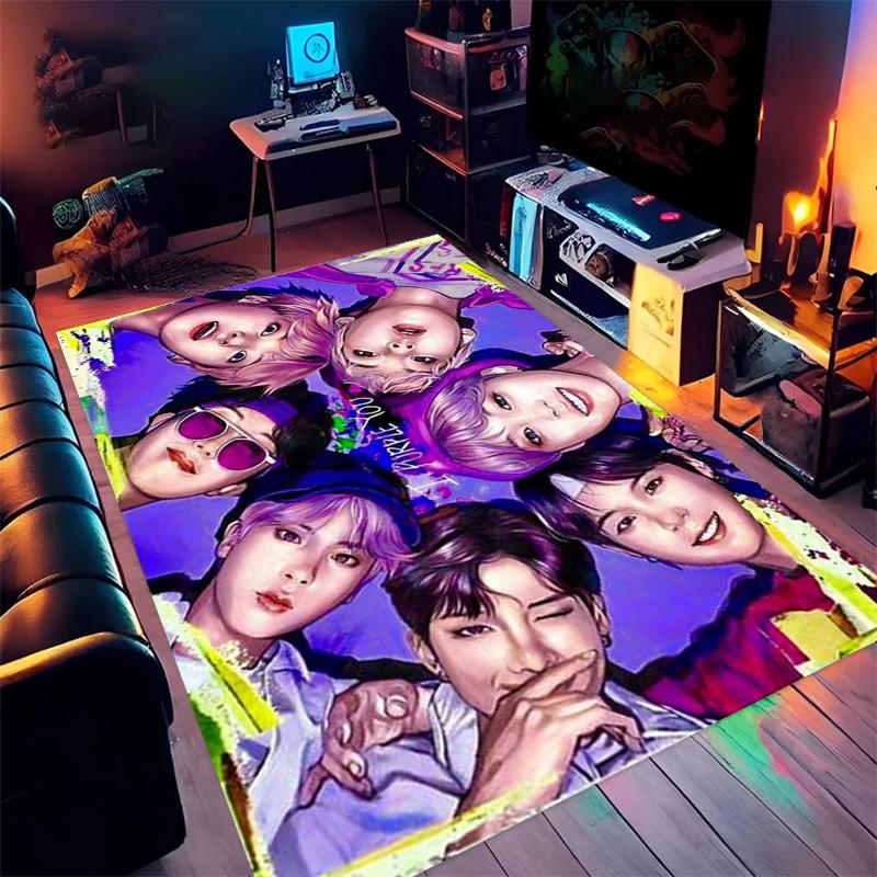 Vibrant Youth Energy carpet Living room and bedroom mats floor mats Fashion Dormitory decoration Protective pad